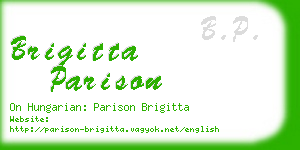 brigitta parison business card